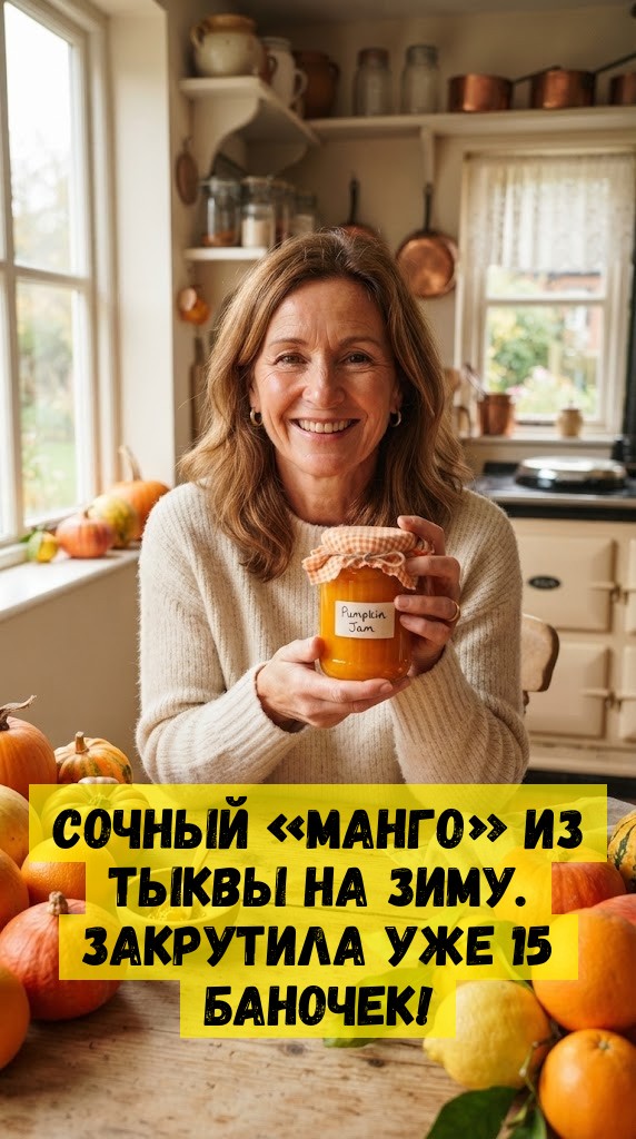 Сочный &laquo;манго&raquo; из тыквы на зиму. Закрутила уже 15 баночек!