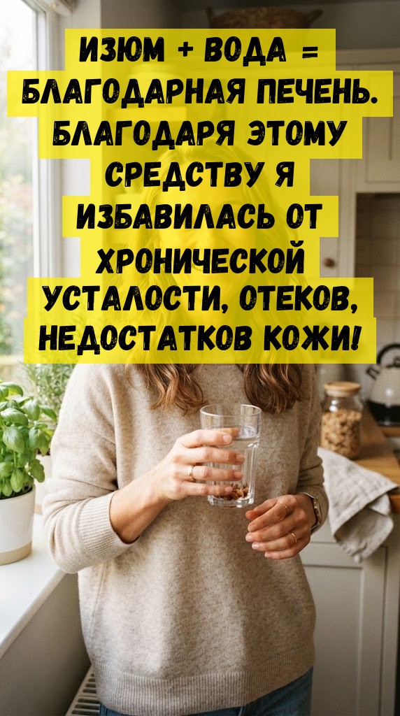 Изюм + вода = благодарная печень. Благодаря этому средству я избавилась от хронической усталости, отеков, недостатков кожи! Изюм + вода = благодарная печень. Благодаря этому средству я избавилась от хронической усталости, отеков, недостатков кожи!