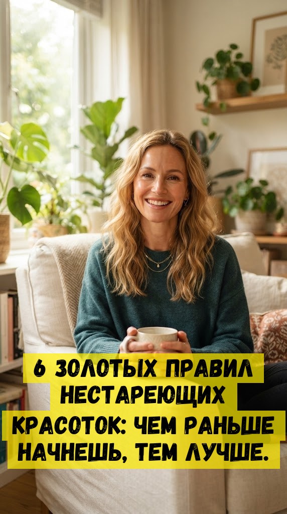6 золотых правил нестареющих красоток: чем раньше начнешь, тем лучше.