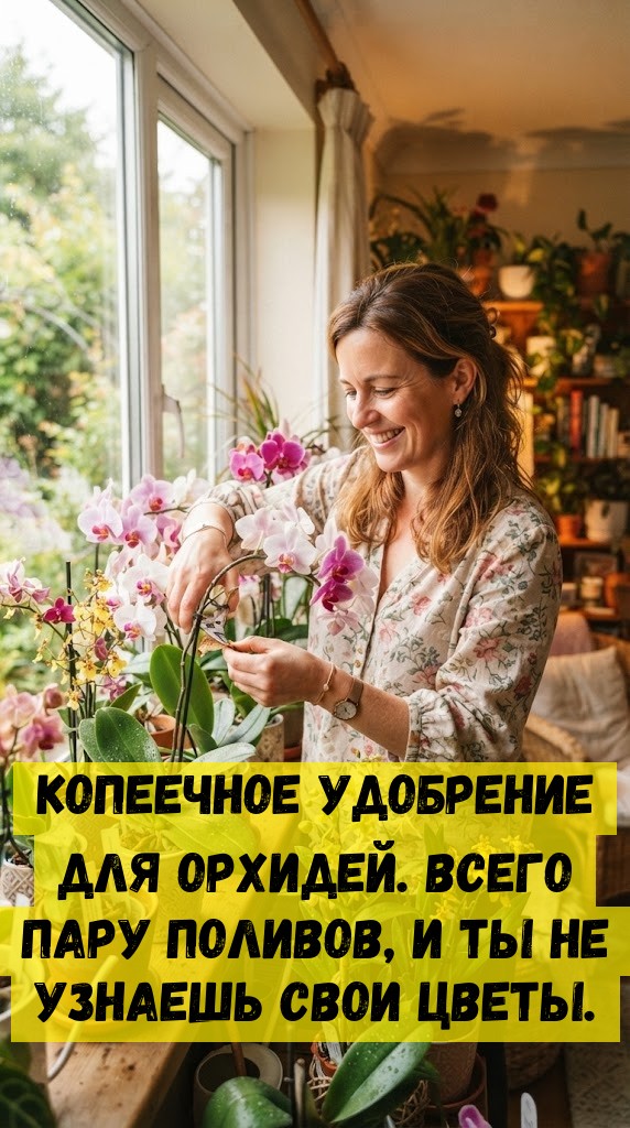 Копеечное удобрение для орхидей. Всего пару поливов, и ты не узнаешь свои цветы.