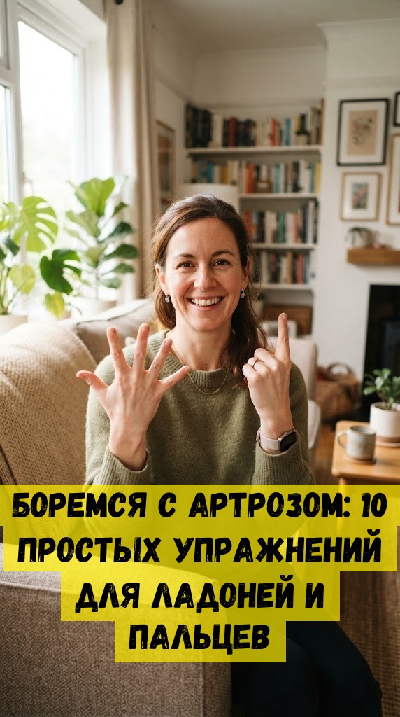 БОРЕМСЯ С АРТРОЗОМ: 10 ПРОСТЫХ УПРАЖНЕНИЙ ДЛЯ ЛАДОНЕЙ И ПАЛЬЦЕВ