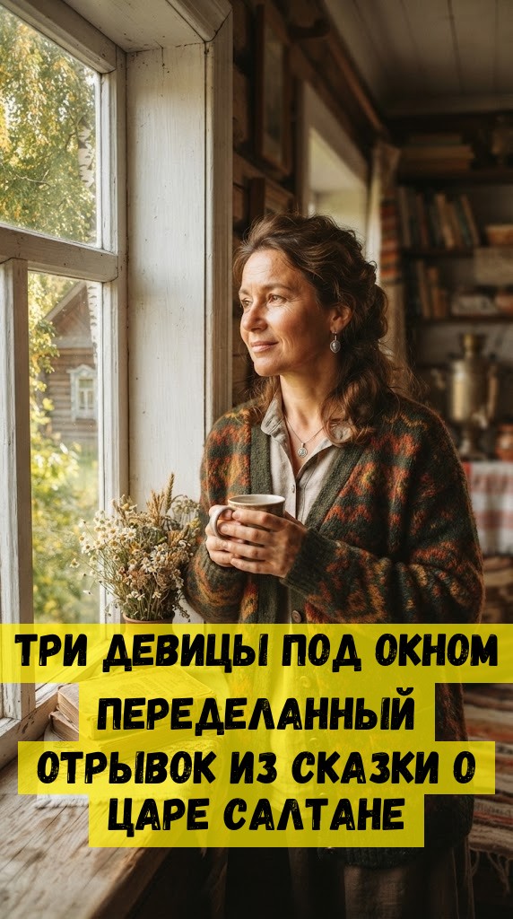Три девицы под окном переделанный отрывок из сказки о Царе Салтане Три девицы под окном переделанный отрывок из сказки о Царе Салтане