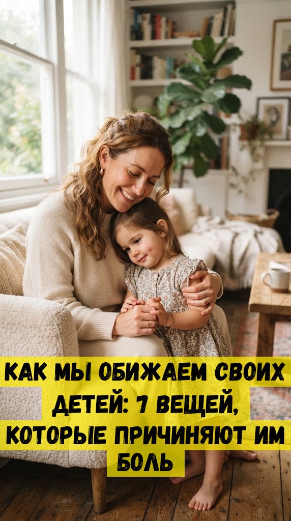 Как мы обижаем своих детей: 7 вещей, которые причиняют им боль