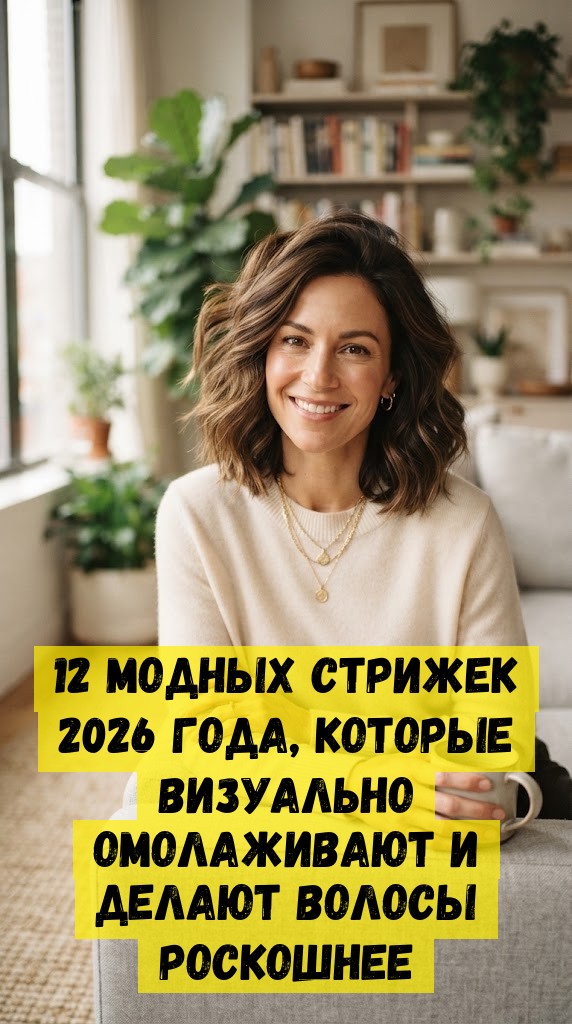 12 модных стрижек 2026 года, которые визуально омолаживают и делают волосы роскошнее