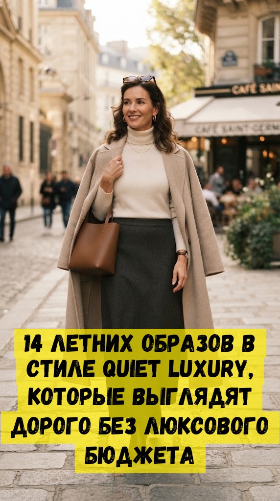 14 летних образов в стиле Quiet Luxury, которые выглядят дорого без люксового бюджета 14 летних образов в стиле Quiet Luxury, которые выглядят дорого без люксового бюджета