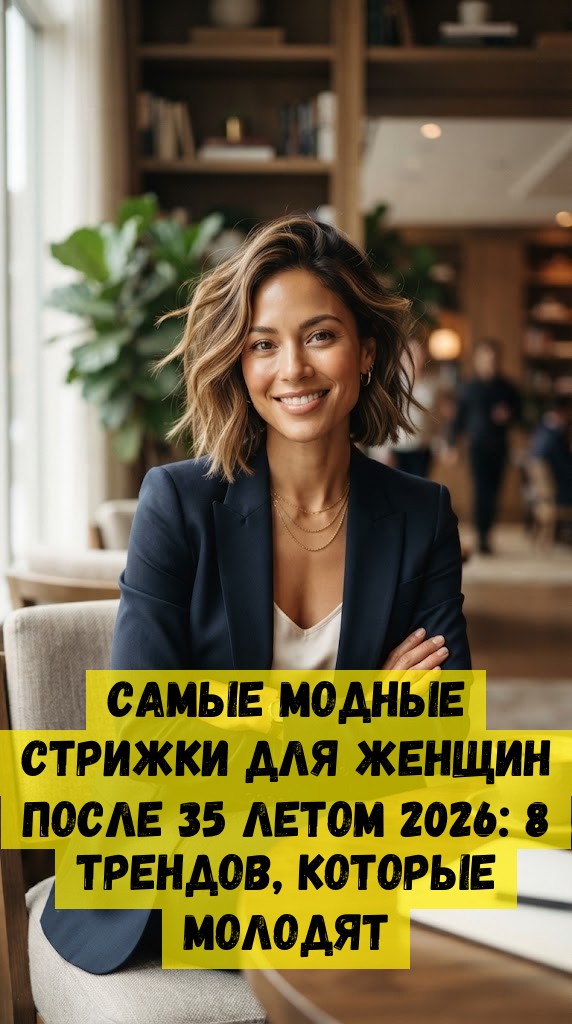 Самые модные стрижки для женщин после 35 летом 2026: 8 трендов, которые действительно молодят Самые модные стрижки для женщин после 35 летом 2026: 8 трендов, которые действительно молодят