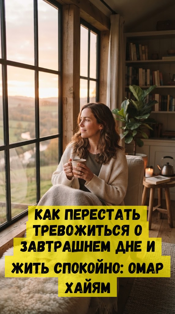 Как перестать тревожиться о завтрашнем дне и жить спокойно: Омар Хайям Как перестать тревожиться о завтрашнем дне и жить спокойно: Омар Хайям
