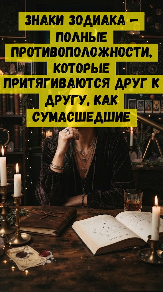 Знаки Зодиака &mdash; полные противоположности, которые притягиваются друг к другу, как сумасшедшие
